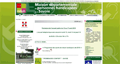 Desktop Screenshot of mdph73.fr
