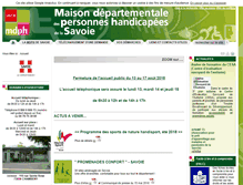 Tablet Screenshot of mdph73.fr
